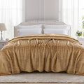 TOONOW Fleece Bed Blanket King Size for Cozy Comfort and Warmth