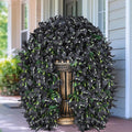 Halloween Artificial Bougainvillea Flowers for Outdoors - Black Decor