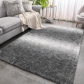 Meralax Gradient 5x8 Grey Rug for Living Room Bedroom - Soft Plush