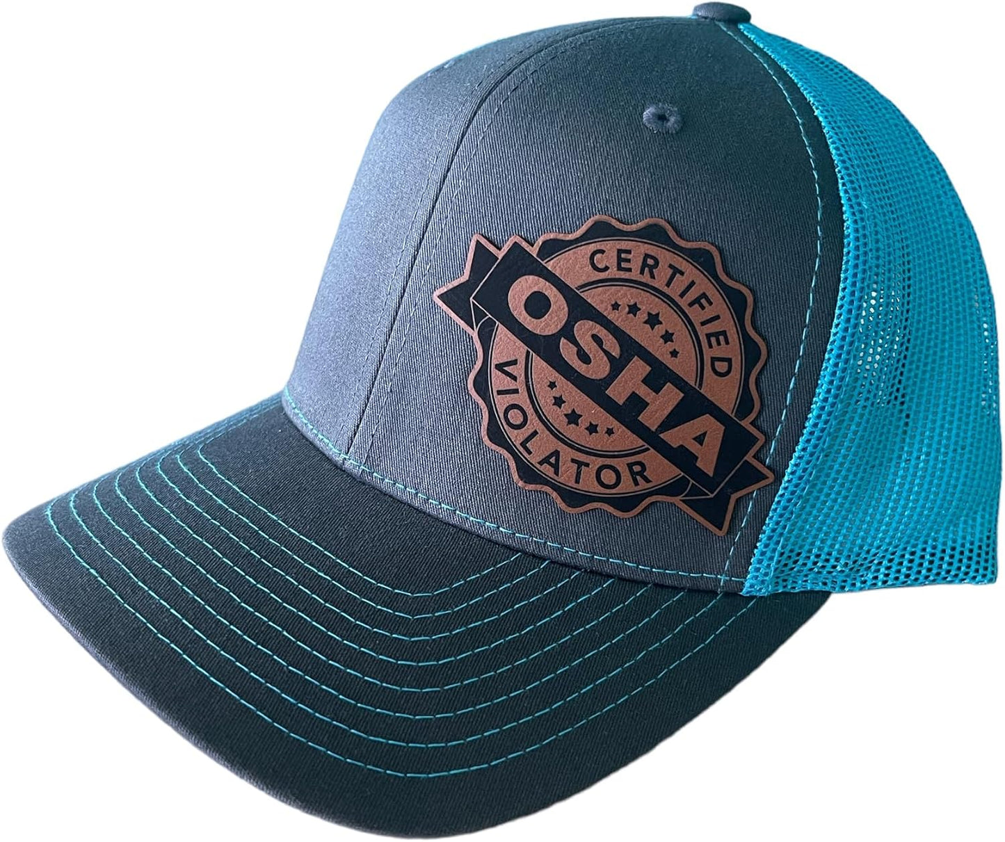 Certified OSHA Violator Trucker Hat for Bold Blue Collar Workers