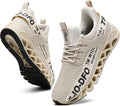 Women's Athletic Tennis Walking Shoes - Lightweight Slip-On Sneakers