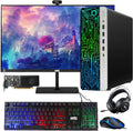 HP G3 Gaming Desktop PC with 24in Monitor - i7 6th Gen, 16GB RAM