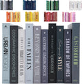 Decorative Books 10 Book Set Black - Preassembled Hidden Storage