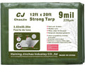 Heavy Duty Waterproof Outdoor Tarp 9 Mil 12ftx20ft - Reinforced