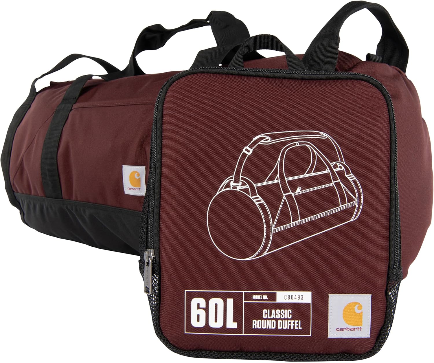 Carhartt Classic Round Duffel: Heavy-Duty, Water-Resistant Gear Bag