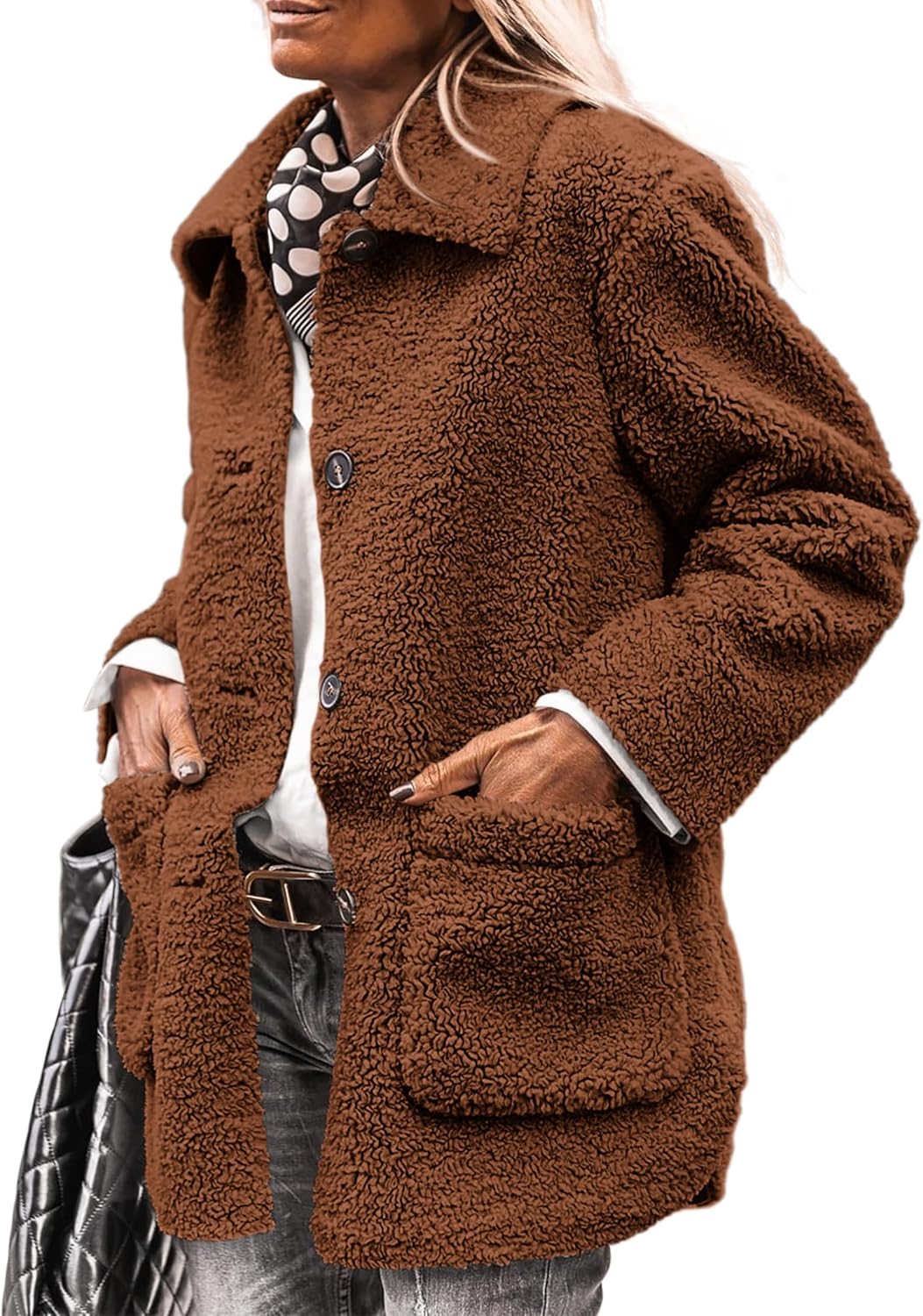 PRETTYGARDEN Women's Winter Faux Fur Coats for Cozy Style