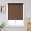 100% Blackout Roller Shades (Pro) Free-Stop Cordless - Coffee