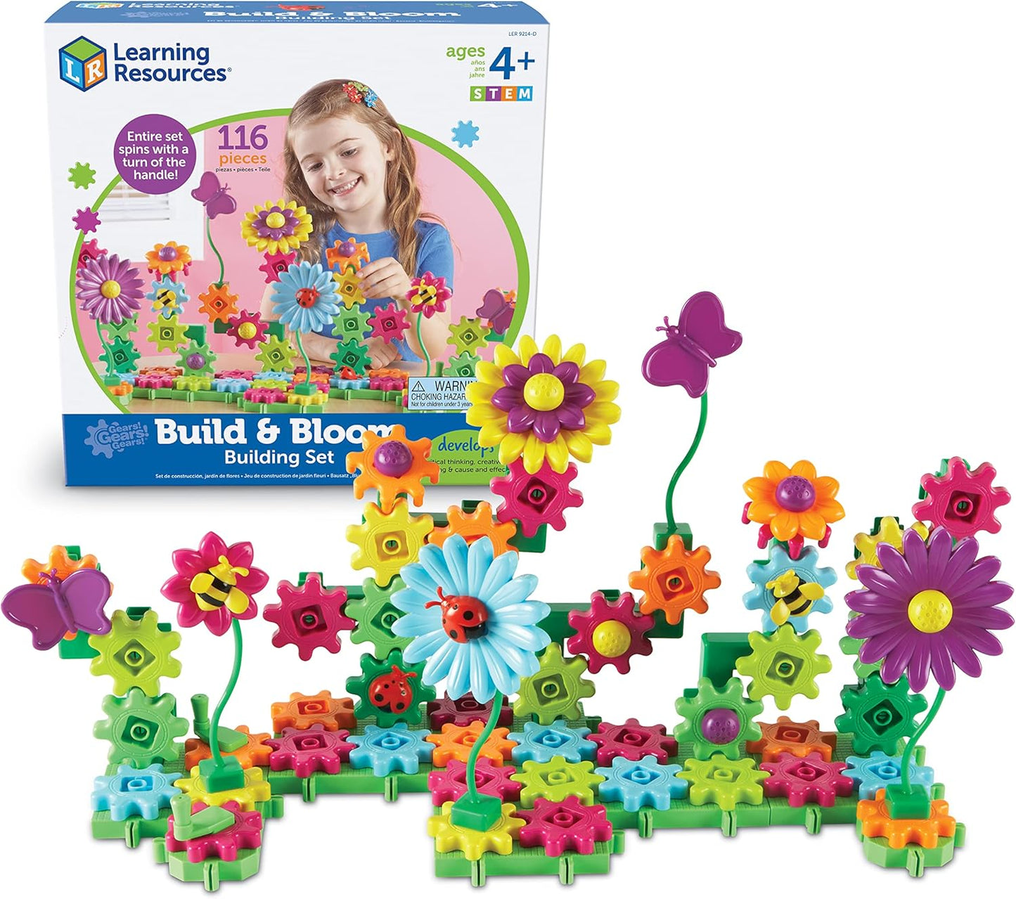 Gears! Build & Bloom Building Set for Young Engineers