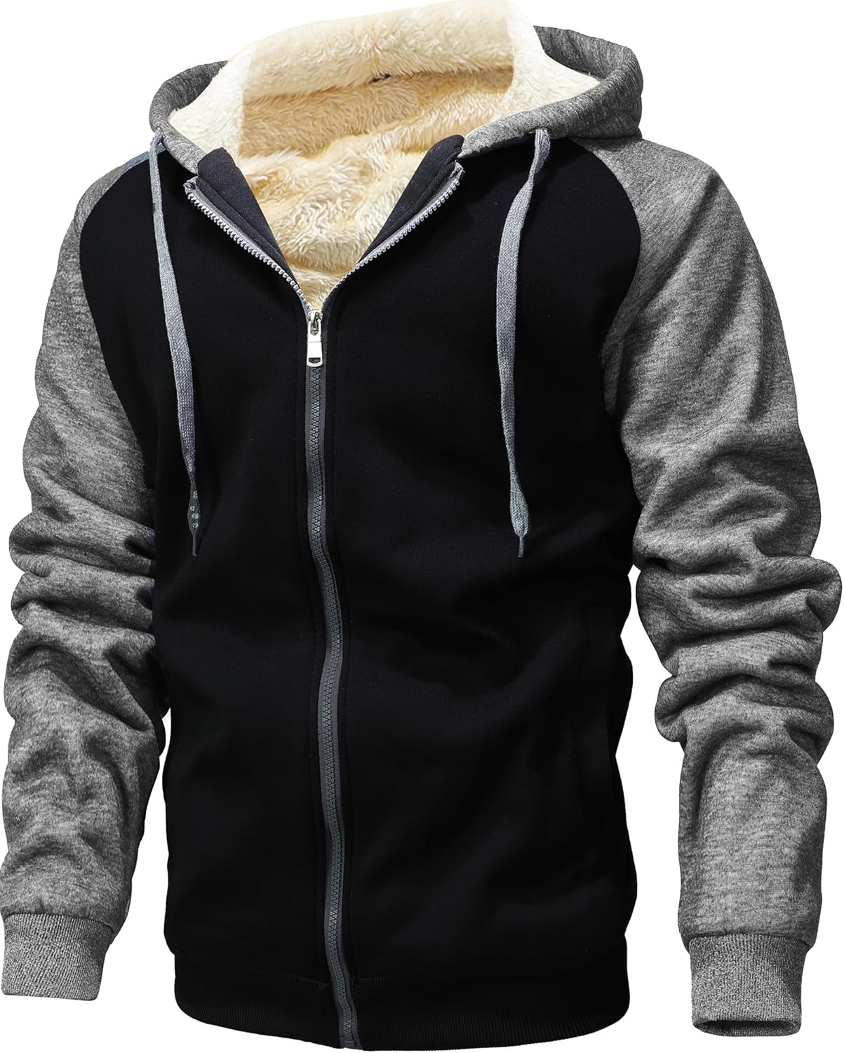 GXAMOY Men's Winter Fleece Hoodies for Heavyweight Warmth