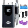 Delanie Nail Drill 35000 RPM Rechargeable Electric File - Black