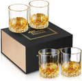 Whiskey Glasses Set - Elegant Barware Gift