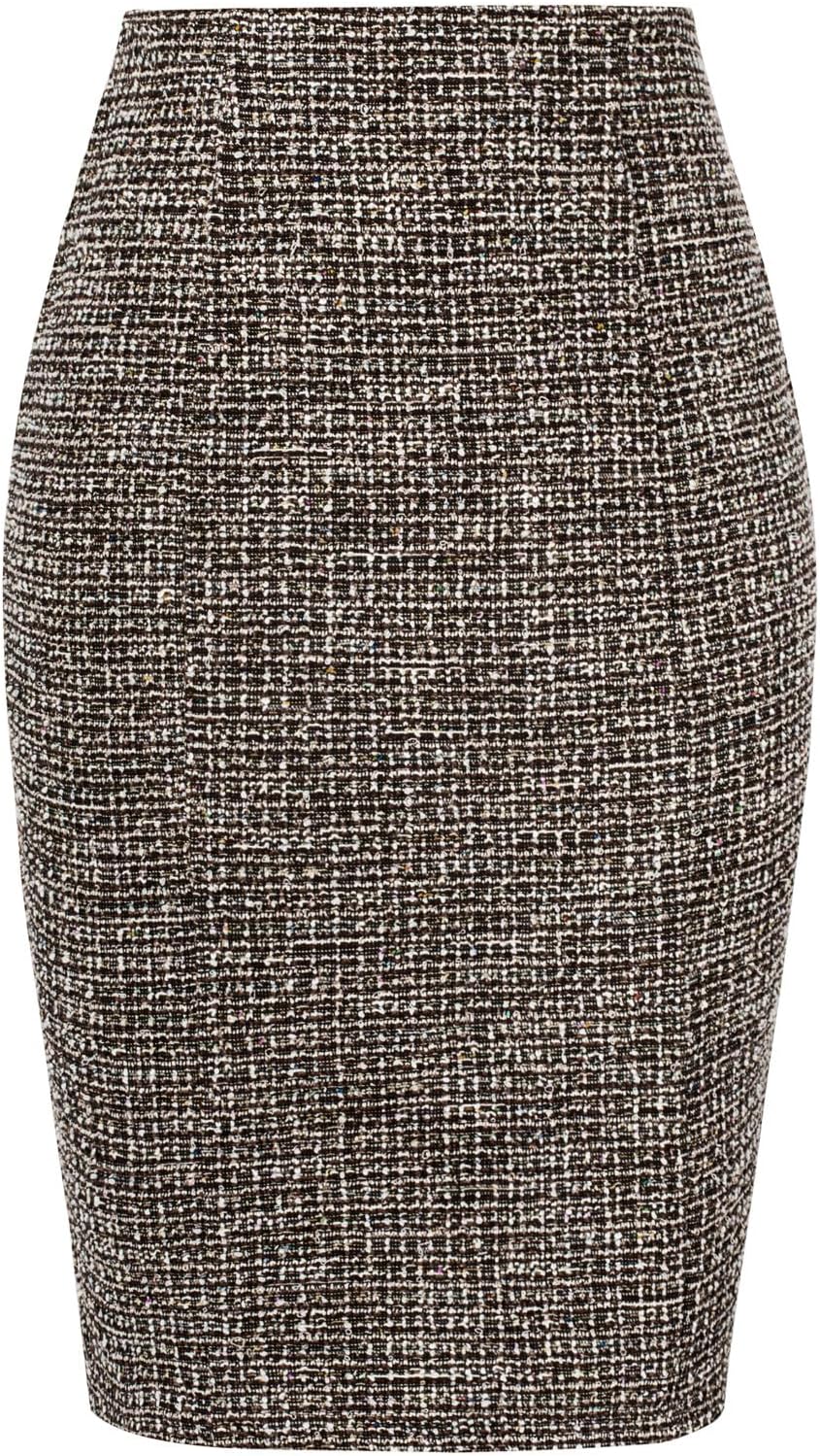 Kate Kasin Womens Knee Length Stretchy Bodycon Pencil Skirt
