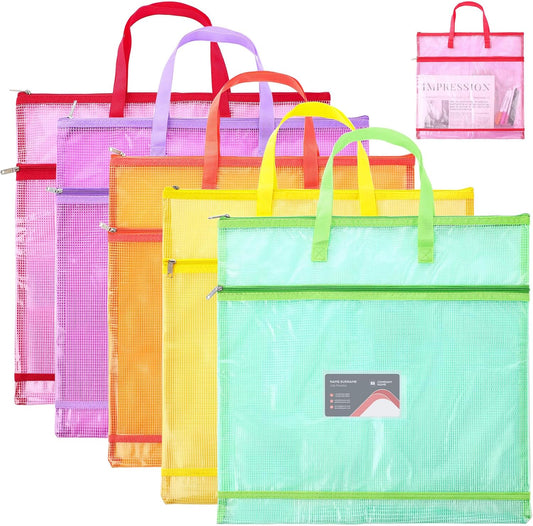 Clysee 5 Pcs Sew Project Bags for Quilting and Crafting
