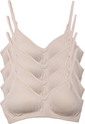 Kalon Women's Demi Padded Bralette 4 Pack for Everyday Wear
