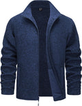 Men's Fleece Jackets Full Zip Lightweight Casual Soft Warm Coats