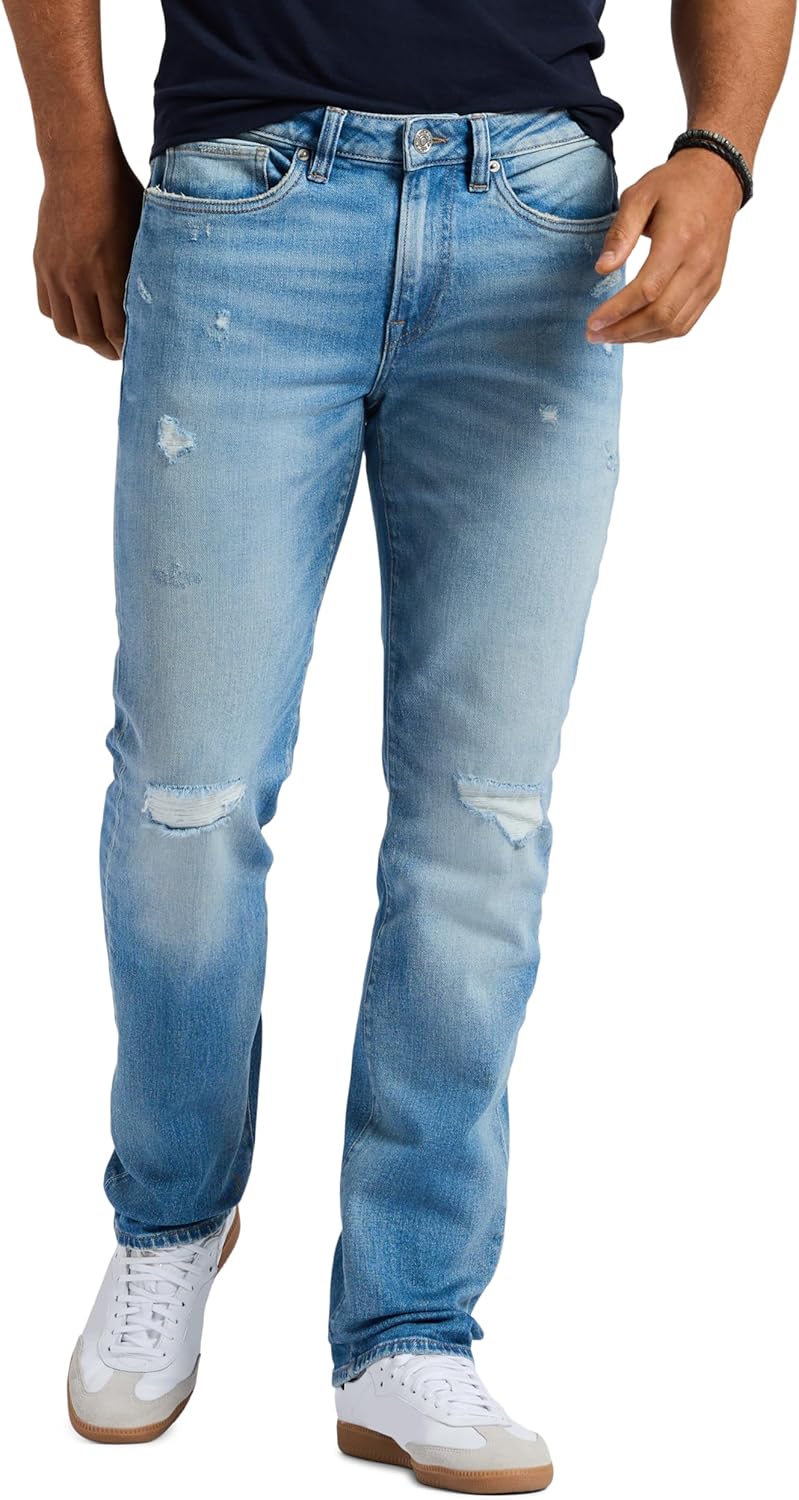 Buffalo David Bitton Men's Straight Six Distressed Jeans Review