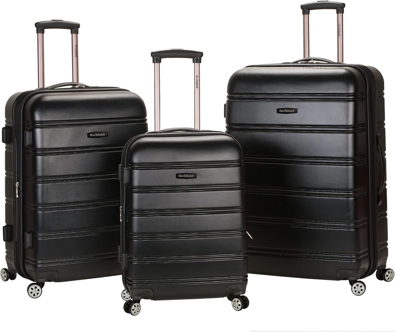 Rockland Melbourne Hardside Expandable Spinner Luggage Set