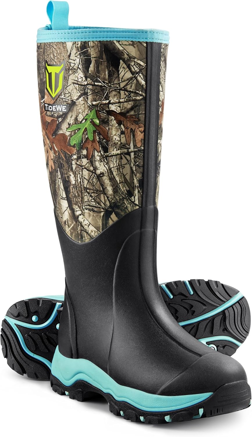 TIDEWE Women's Insulated Waterproof Hunting Boot for All Seasons