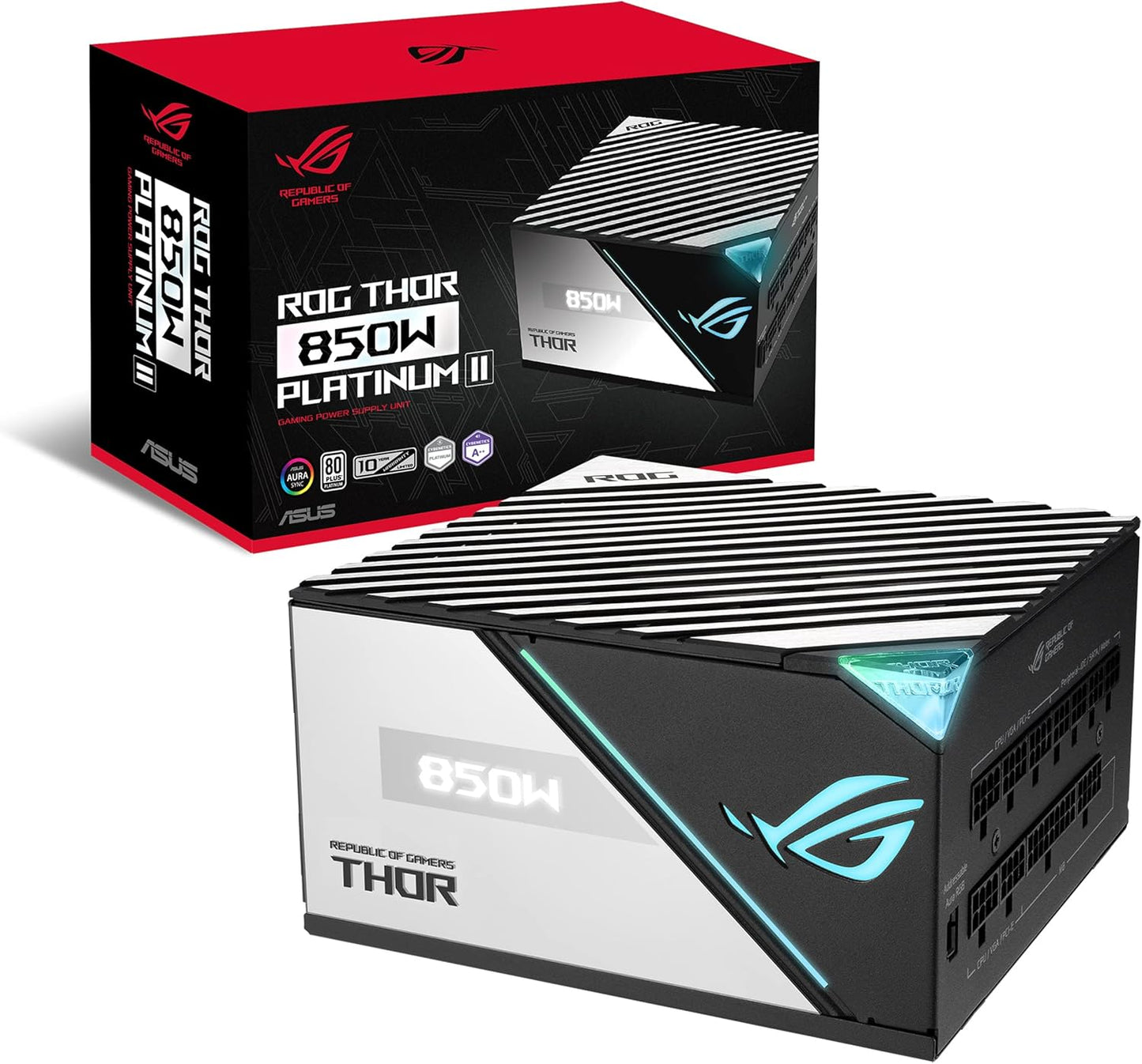 ASUS ROG Thor 850W Platinum II Power Supply with OLED Display