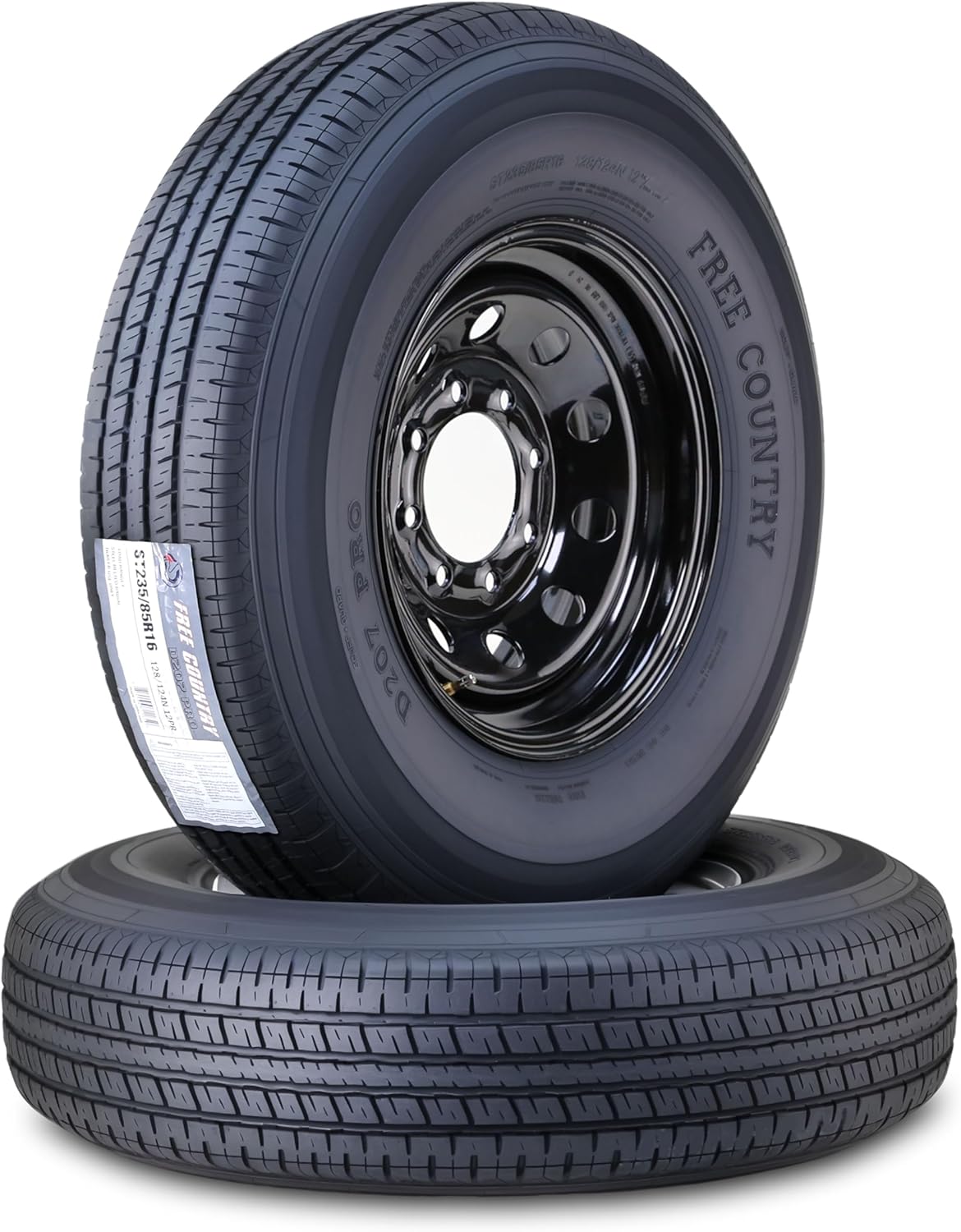 Free Country Trailer Tire Wheel Assembly ST235/85R16 12-Ply Set
