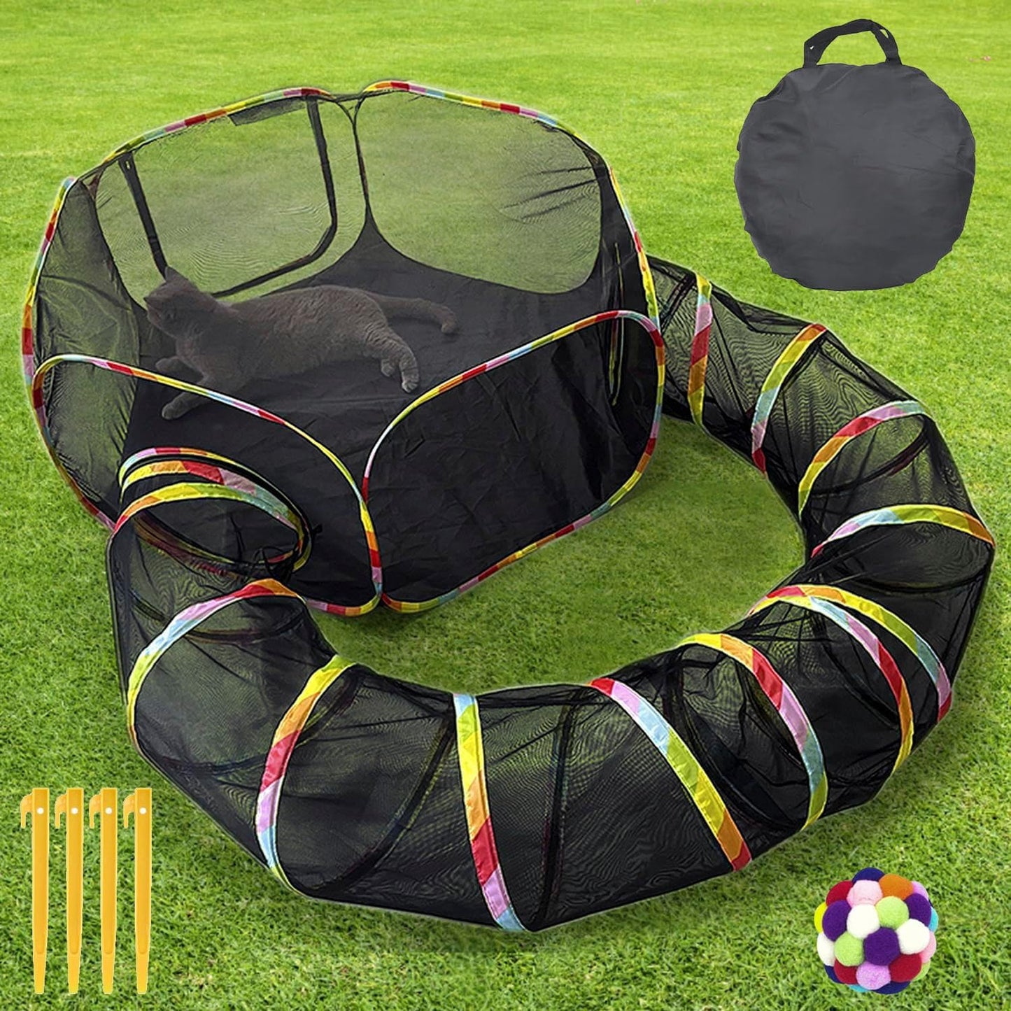 Outdoor Cat Enclosure - Portable Cat Tents for Outside