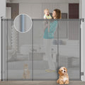 Retractable Extra Tall 57in x 79in Mesh Pet & Baby Gate - Retractable
