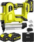 SILVEL Cordless 2-in-1 Brad Nailer for Woodworking and DIY Projects