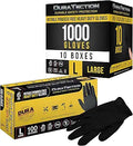 Dura-Gold HD Black Nitrile Disposable Gloves 6 Mil - X-Large