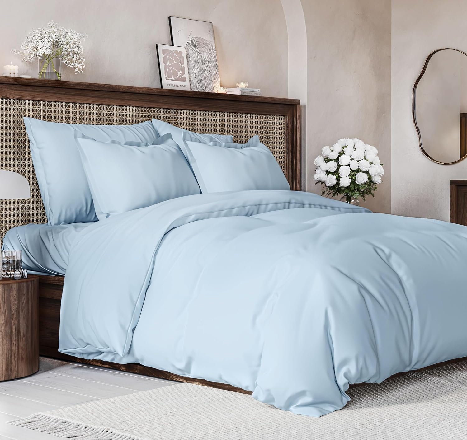 Duvet Cover King Size Set - Extra Soft Bedding for Comfort