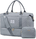 Travel Duffle Bag Weekender for Women - Carry On with Shoe Compartment