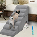 Dog Stair Steps for High Beds 36 in Tall - 7-Step Non-Slip Pet Stairs