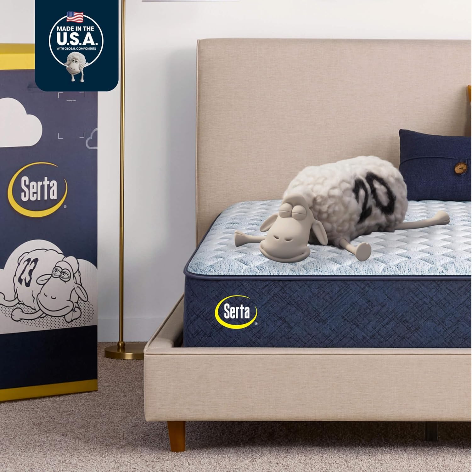 Serta Sleeptrue Firm 11 in King Hybrid Mattress for Comfort