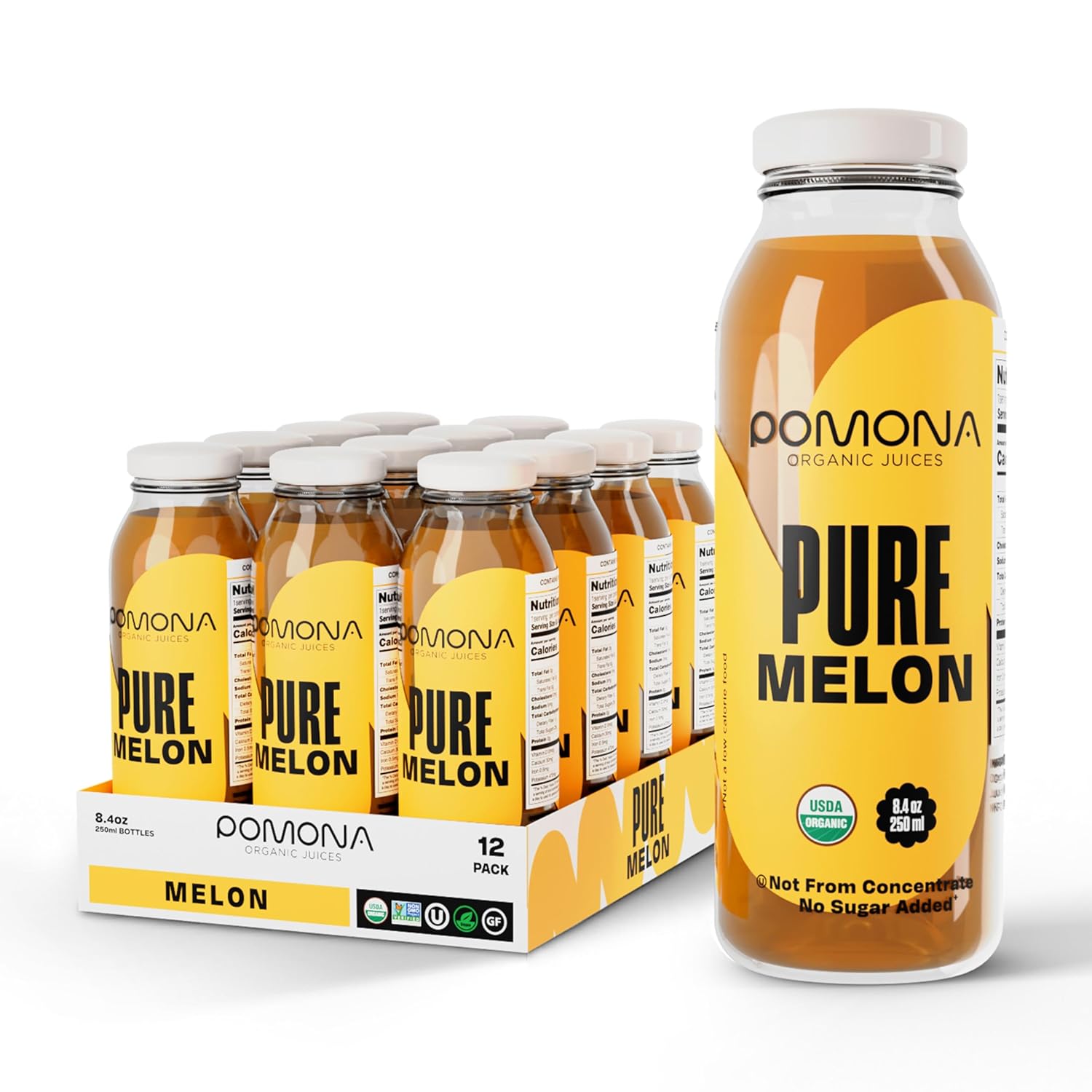 Pomona Organic Juices Pure Melon Juice - Refreshing & Healthy