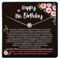 18th Birthday Gift for Girls Pearl Necklace - Adjustable Sterling