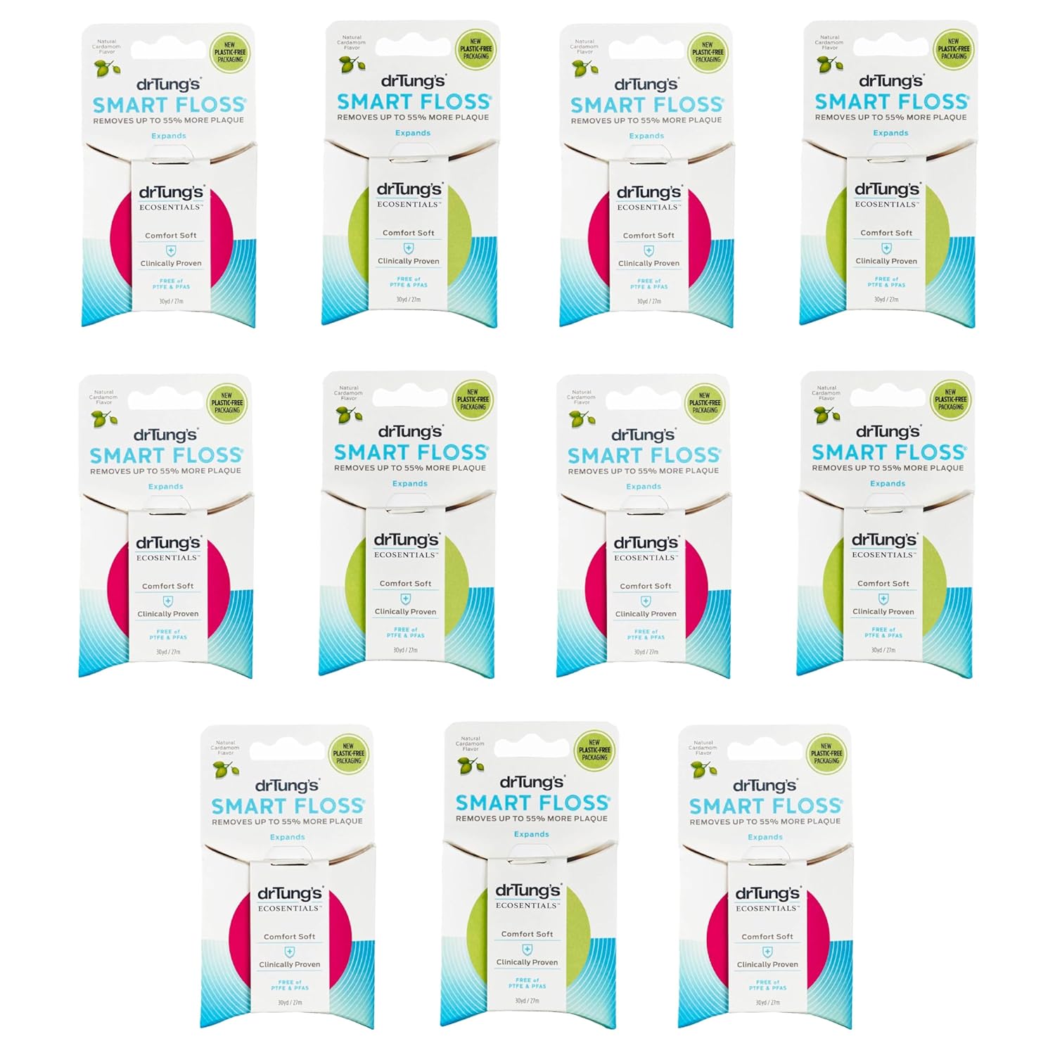 DrTung's Smart Floss - Natural Expanding Floss for Healthier Smiles