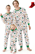 Christmas Family Matching Pajama Sets with Socks - Festive Photo Ready
