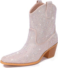 Sparkly Rhinestone Cowboy Boots for Women - Glamorous Western Footwear