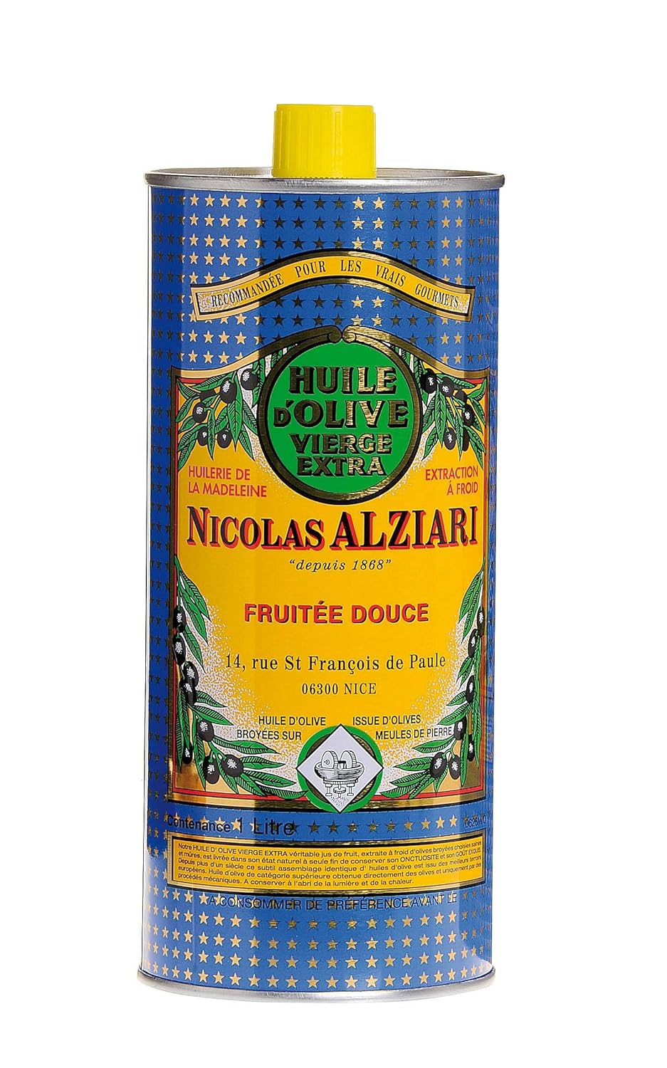 Nicolas Alziari Extra Virgin Olive Oil 34 Fl.oz - Premium Quality