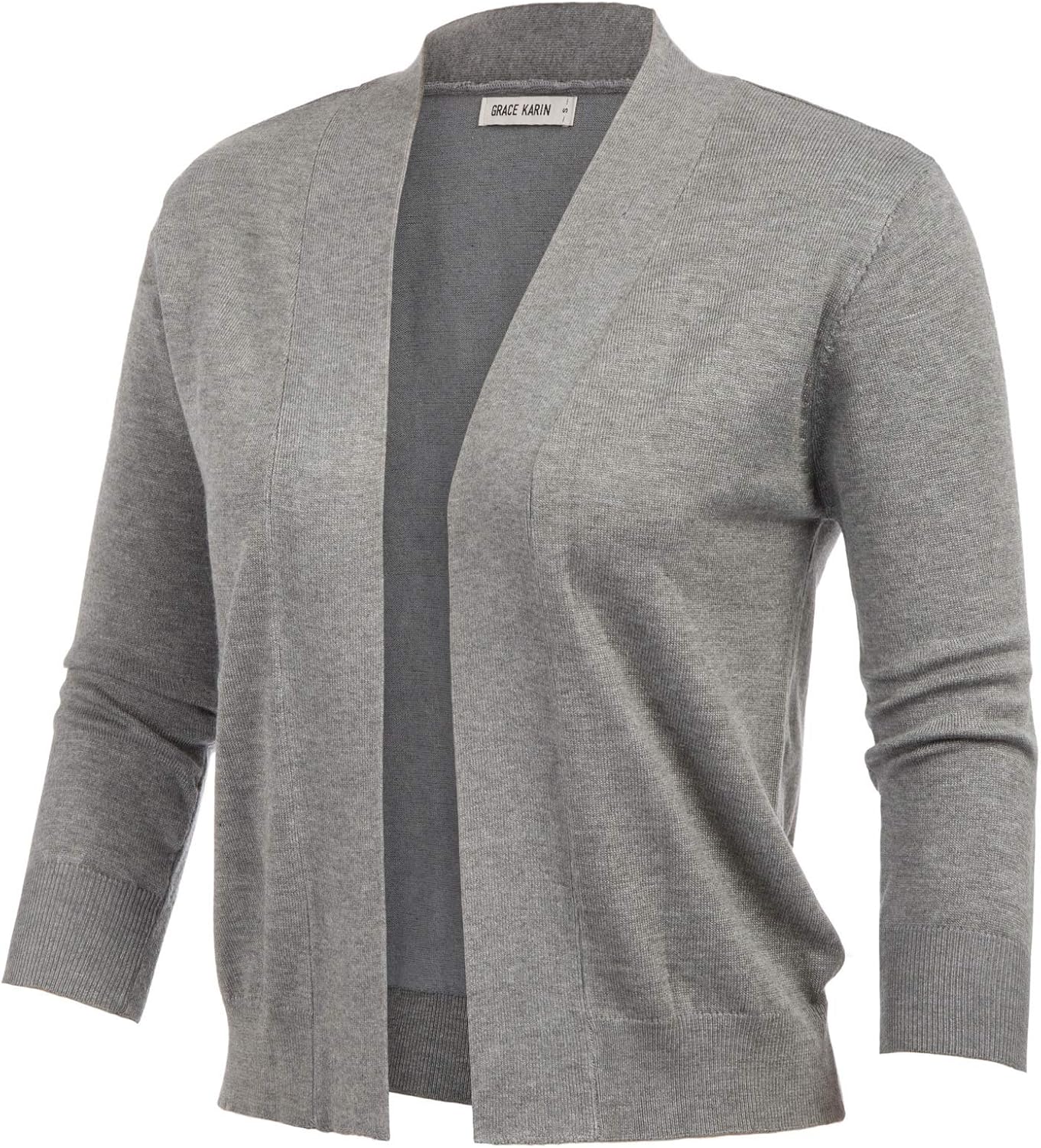 Stylish 3/4 Sleeve Cropped Cardigan for Every Occasion