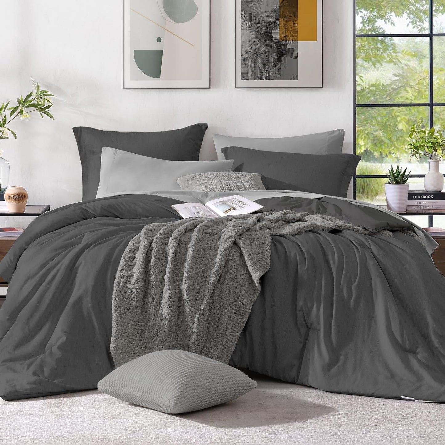 Monbix King Size Comforter Set for Ultimate Comfort and Style
