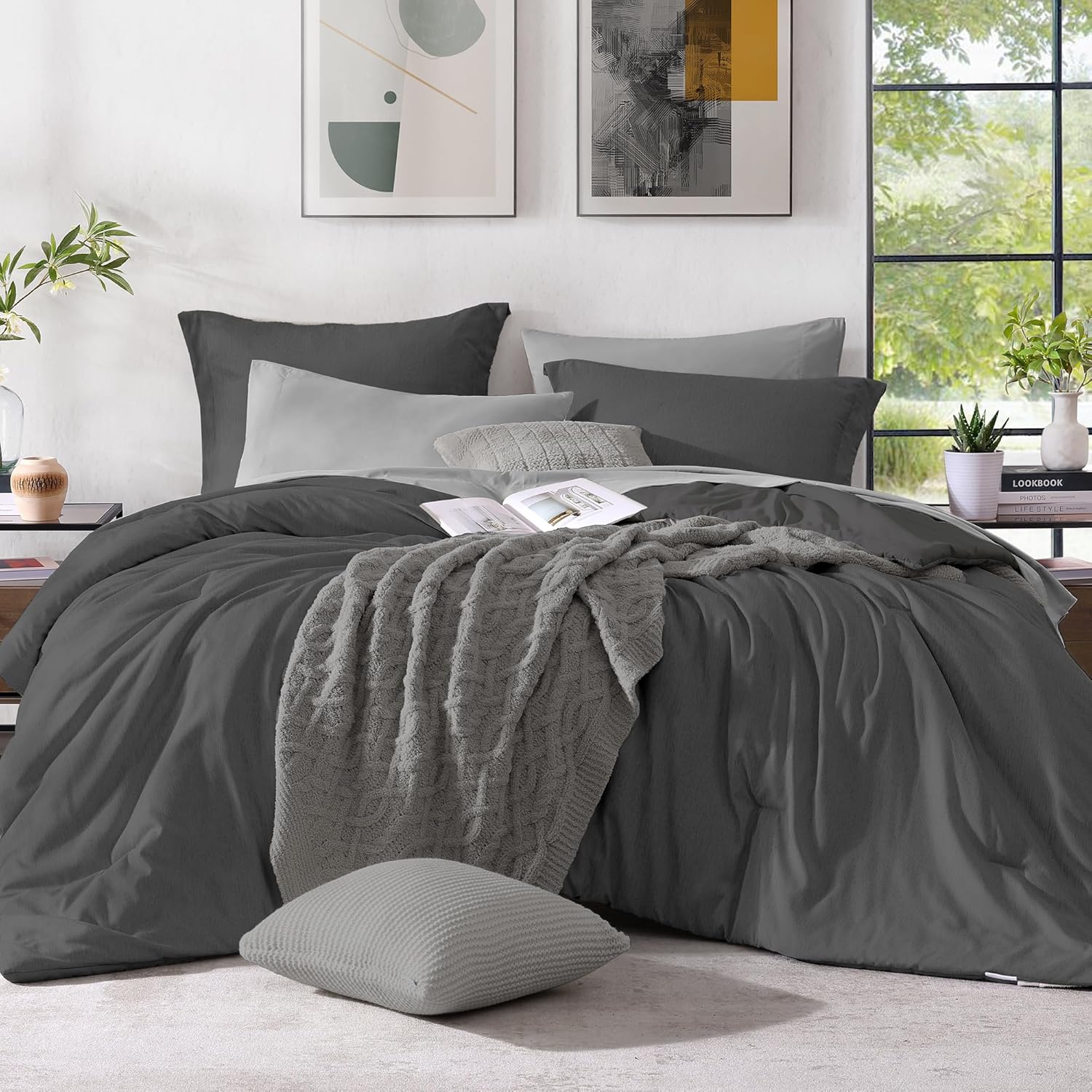 Monbix King Size Comforter Set for Ultimate Comfort and Style
