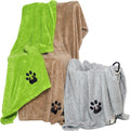 Extra Large Dog Towels for Drying Dogs - Pack of 3, Super Absorbent