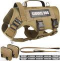 WINSEE Tactical Dog Harness Molle Vest for Medium Dogs - No Pull