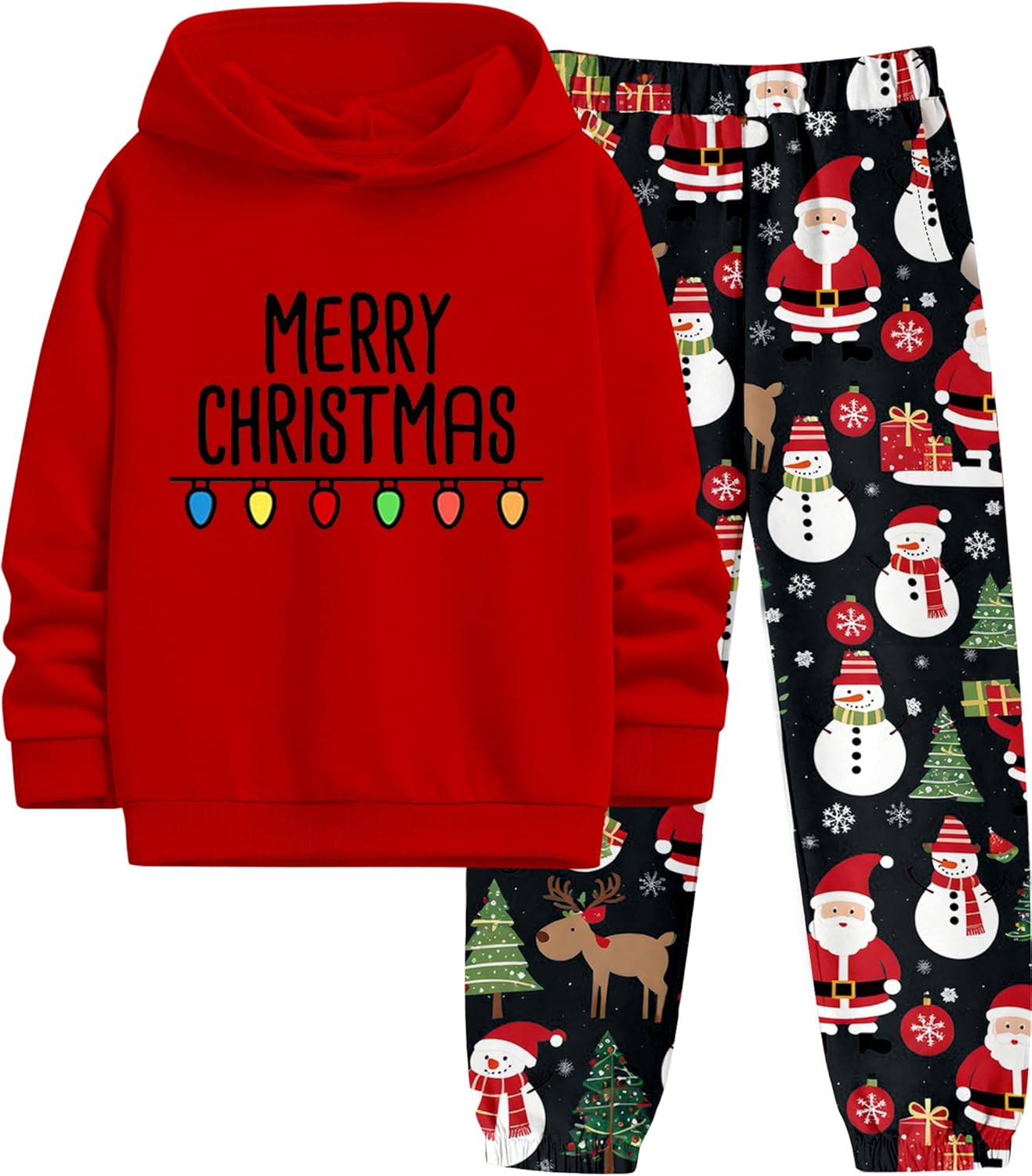 Boys Clothes Camo Outfits Pullover Hoodie and Pants Set for Kids