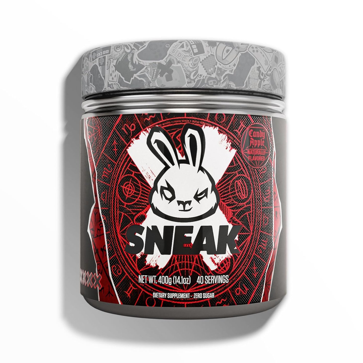 SNEAK Energy Drink Powder - Candy Apple Flavor for Focus