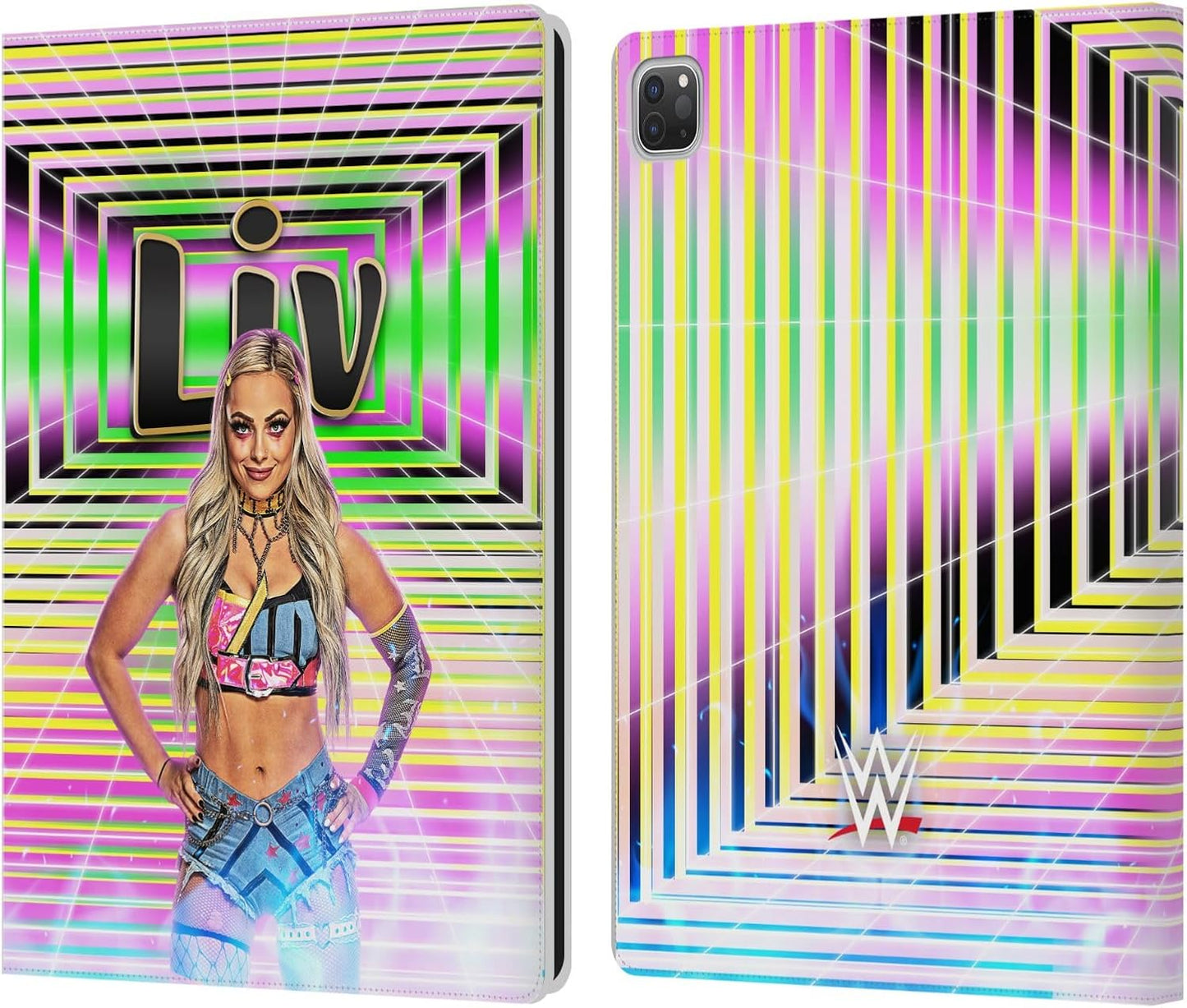 WWE Portrait Liv Morgan Leather Wallet Case for iPad Pro 13 M4
