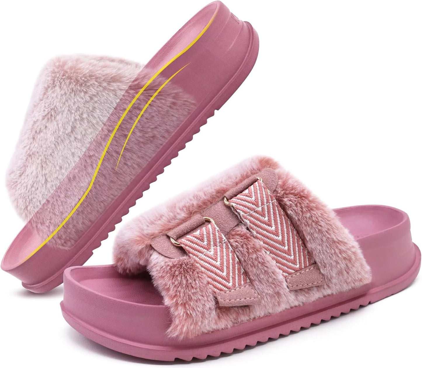 KuaiLu Women's Orthotic Slippers with Arch Support for Comfort