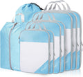 Compression Packing Cubes 9 Set - Space-Saving Travel Organizer