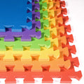 Rainbow & Natural Harmony Playmat 2x2 ft Tiles - Kid Safe Comfort