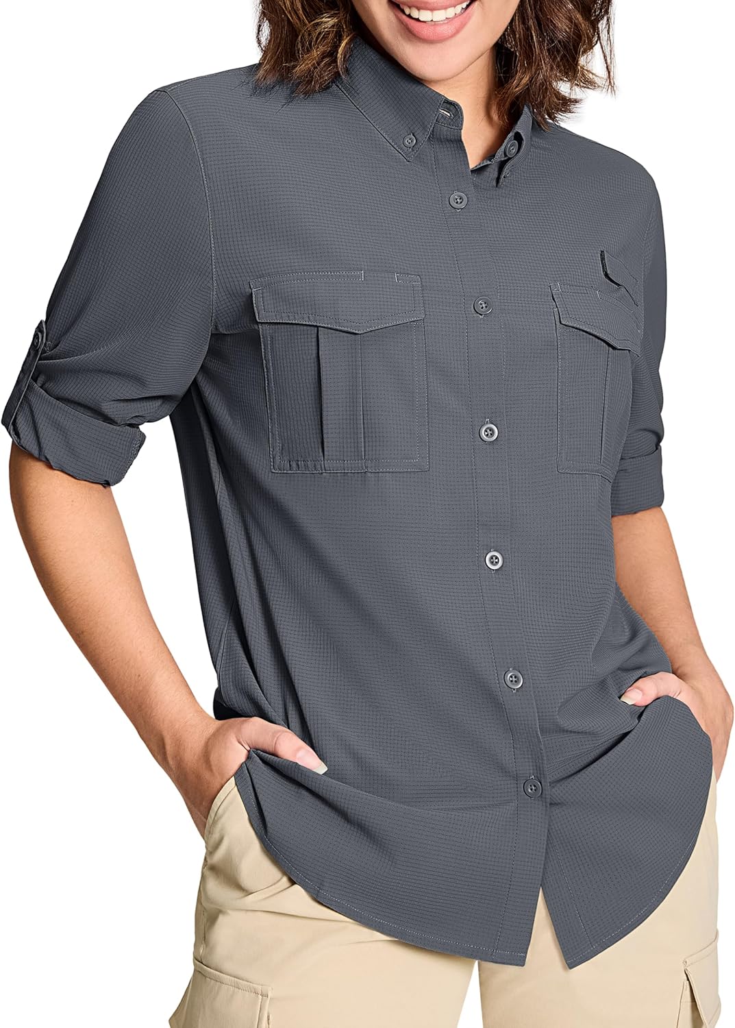 Sun-Protective Safari Shirt by MAGCOMSEN